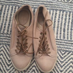 Distressed Frye sneakers